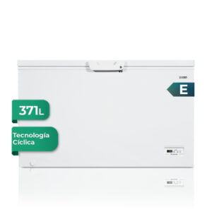 Congelador horizontal Svan Dual Cooling 371L E 85cm 130cm 70,5cm Blanco Display 1C Modo Super