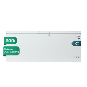 Congelador horizontal Svan Dual Cooling 600L C 84cm 190,4cm 74,3cm Blanco Display 2C