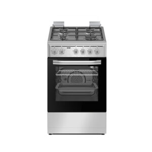 Cocina Svan Mixta 82,5cm 49,8cm 55,2cm Inox En.Inox Manual 4Q 48L 4P KitGas T.Cristal Grill