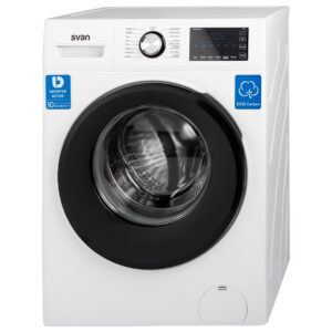 Lavadora Svan 8kg 1200rpm C 85cm 60cm 58cm Blanco Display táctil Inverter Vapor Puerta XXL