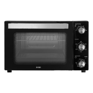 Mini Horno Svan 35L 1500W 33,2cm 51,1cm 40,8cm Cristal negro Manual 5P Convección Luz