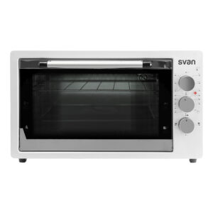 Mini Horno Svan 40L 1500W 30cm 52cm 42cm Blanco Manual 3P Resistencia M