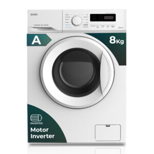 Lave-linge Svan 8kg 1400rpm A 85cm 59,5cm 51cm Blanc Inverter Vapeur Affichage