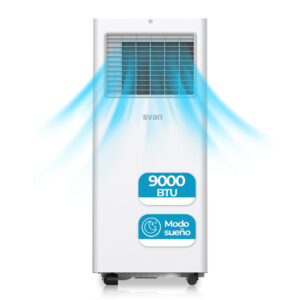 AACC Svan Portátil Frío 9000BTU A Blanco Display Táctil Mando R290 Modo Auto