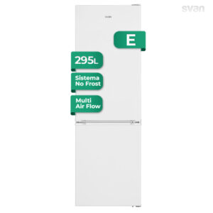 Combi Svan No Frost E 186cm 59,5cm 60cm Blanco Electrónico Modo Eco Modo Super Puerta 90º