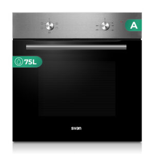 Horno Svan 75L A 59,5cm 59,5cm 57,5cm Inox Manual 4P