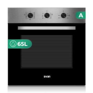 Horno Multifunción Svan 65L A 59,5cm 59,5cm 57,5cm Inox Manual 8P Cavidad Relieve
