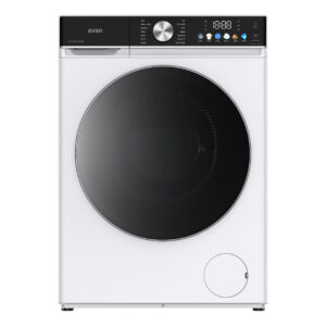 Lavadora Svan,Capacidad 12kg 1400rpm, Clase A. Dimensiones: 84,5cm 59,8cm 64cm. Color Blanco, Control con Display. Motor Inverter. Programas: Vapor.