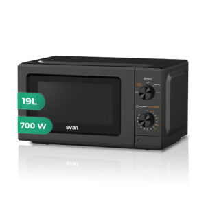 Forno a microonde Svan 19L 700W 24,1cm 43,4cm 32,9cm Nero Manuale