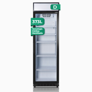 Réfrigérateur Horeca Svan Ventilé D 199cm 59,5cm 60cm Blanc Manuel Porte en verre 90º Porte