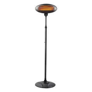 Estufa eléctrica Halógena Svan 3 Niveles 2000W Negro Cadena Uso exterior