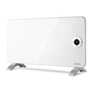 Radiatore piatto Svan 1 elemento 2 livelli 1500W Bianco Touch LED Display Controllo timer