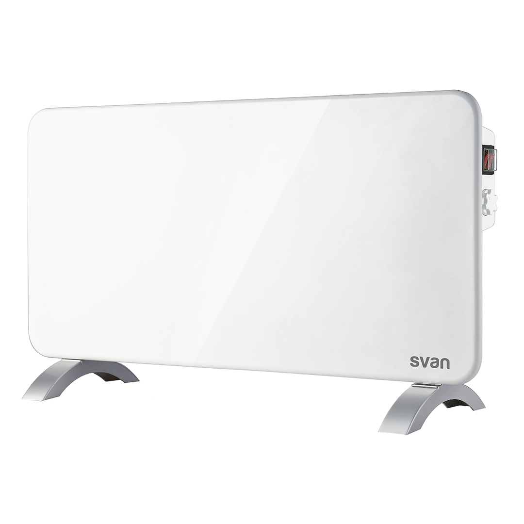 Radiatore piatto Svan 1 elemento 2 livelli 1500W Bianco Manuale
