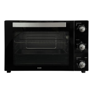 Mini Four Svan 48L 1800W 36,9cm 57,1cm 43,9cm Verre noir Manuel 5P Convection Lumière