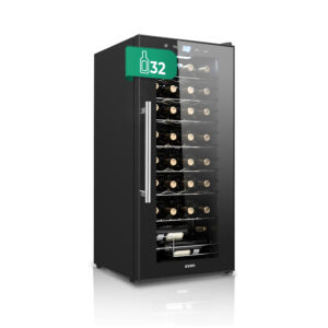 Refroidisseur à vin Svan Cyclic 92L 32Bot G 95cm 43cm 45cm Black Touch display Single Zone 1Door