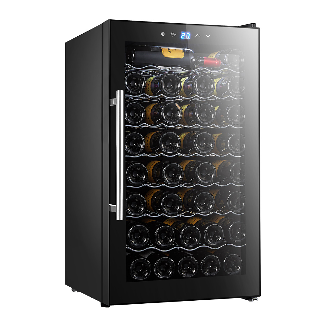 Refroidisseur à vin Svan Cyclic 128L 51Bot G 85cm 50cm 56cm Black Touch display Single Zone 1Door