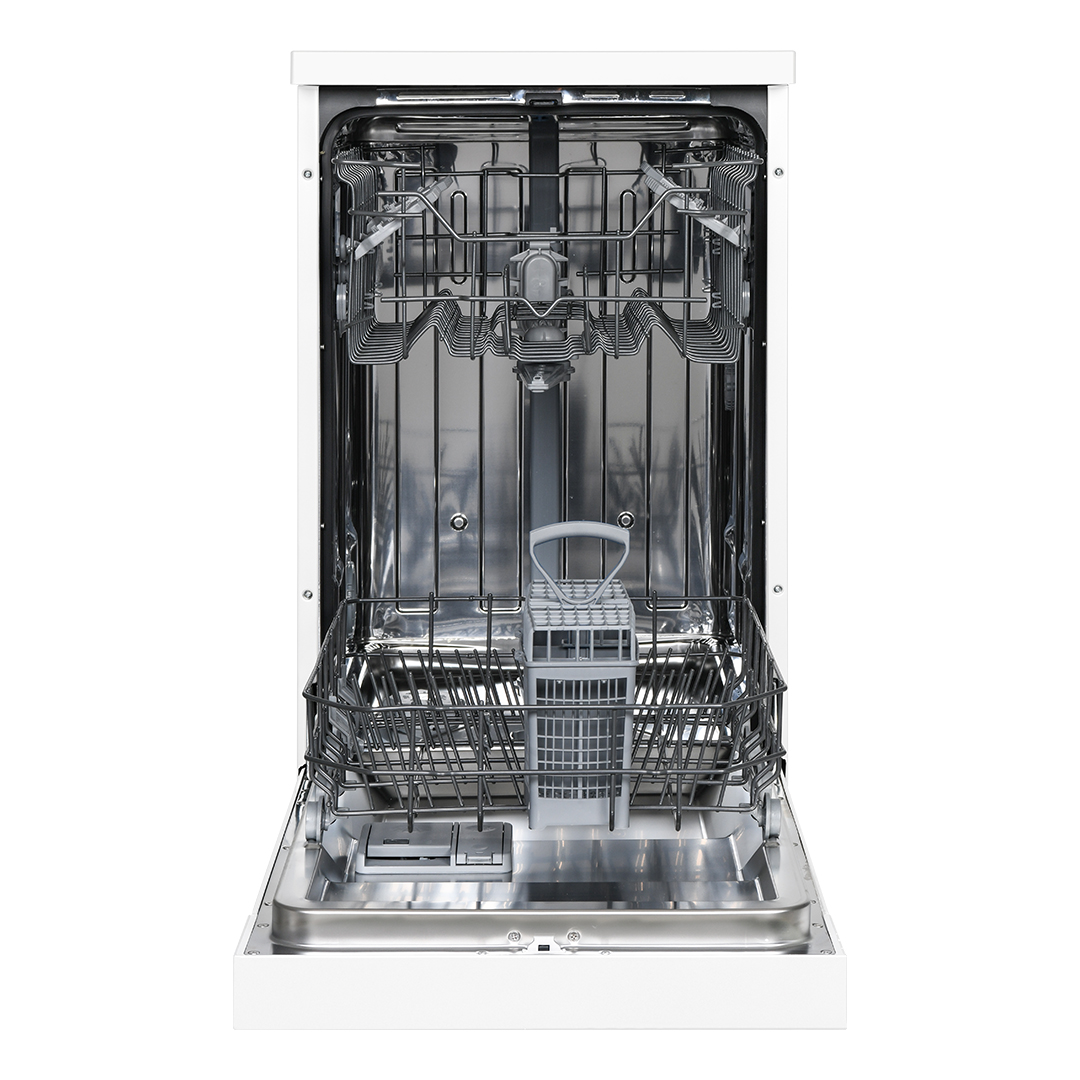 Lavavajillas Svan,Capacidad 10sets, Clase E. Dimensiones: 85cm 44,8cm 59,8cm. Color Blanco, Control con Display. 2 Bandejas y 6 Programas. - immagine 2