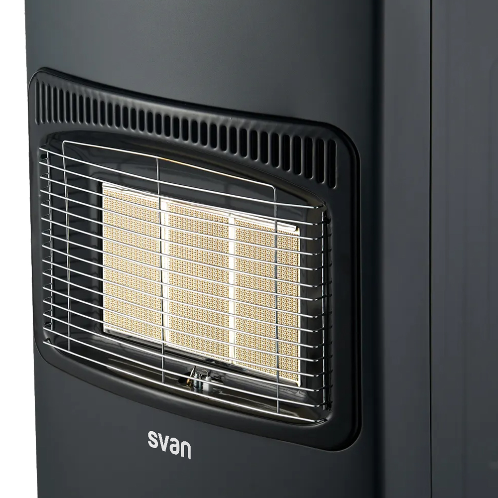 Estufa Butano Infrarrojos Gas Svan 3 Niveles 4200W Negro Manual Plegable - immagine 3