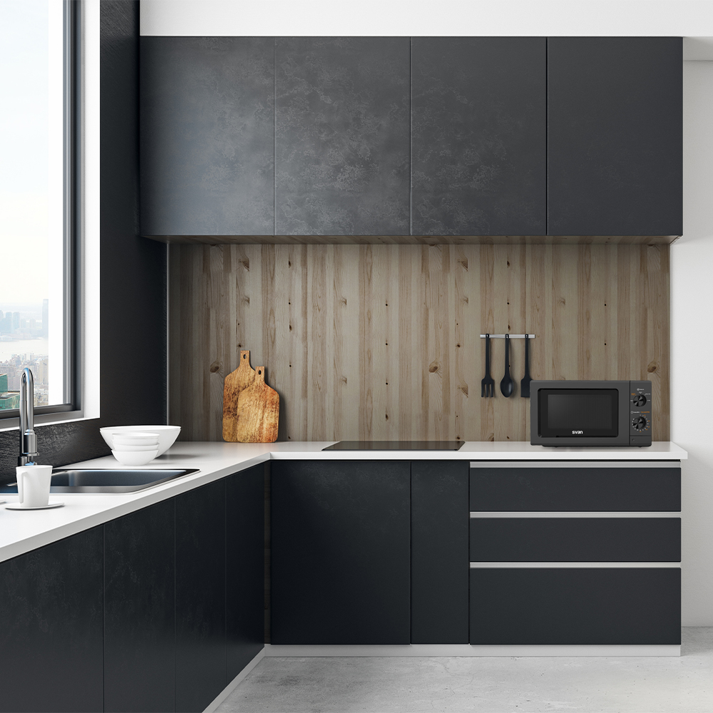 Microondas Svan 19L 700W 24,1cm 43,4cm 32,9cm Negro Manual – Image 3