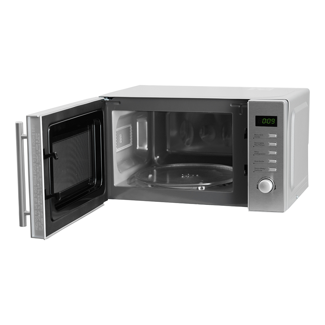 Microondas Grill Svan 20L 700W 25,8cm 44cm 35,6cm Inox Display Auto Cooking - immagine 3
