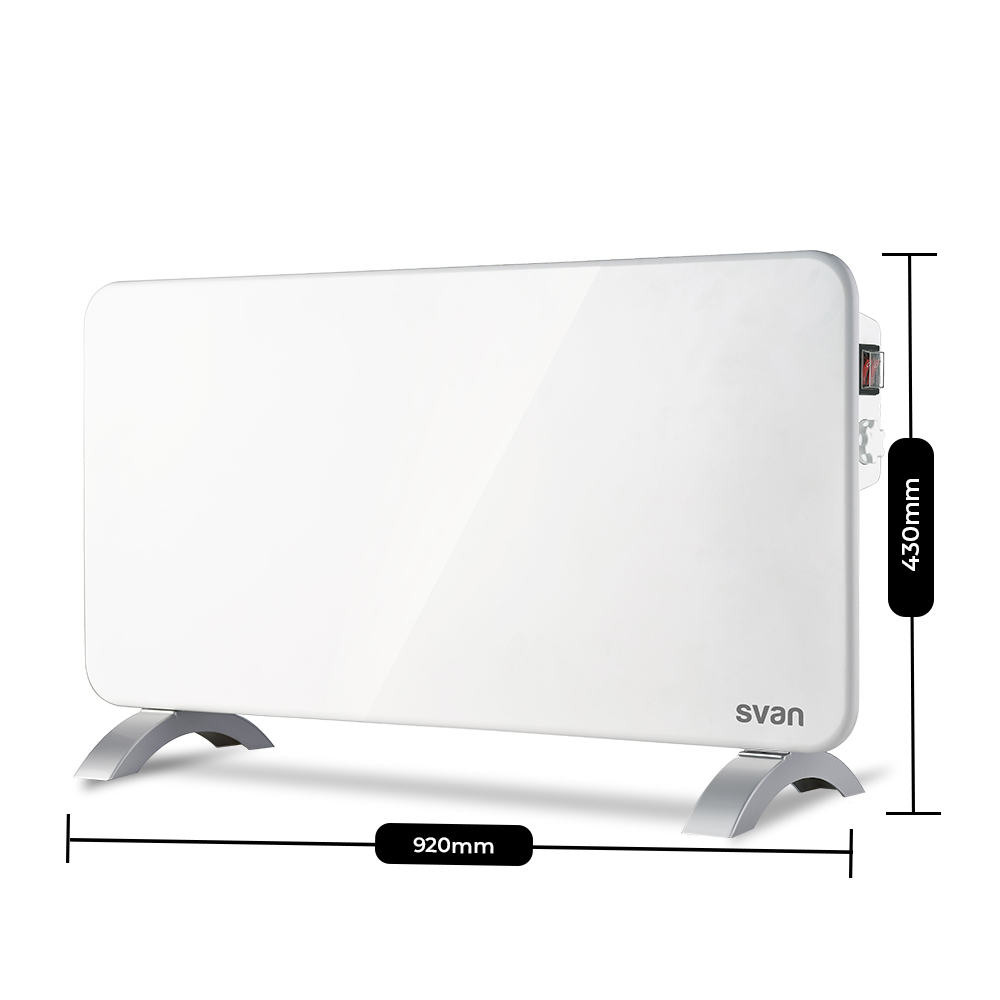 Radiador plano Svan 1 Elemento 2 Niveles 2000W Blanco Manual - immagine 4