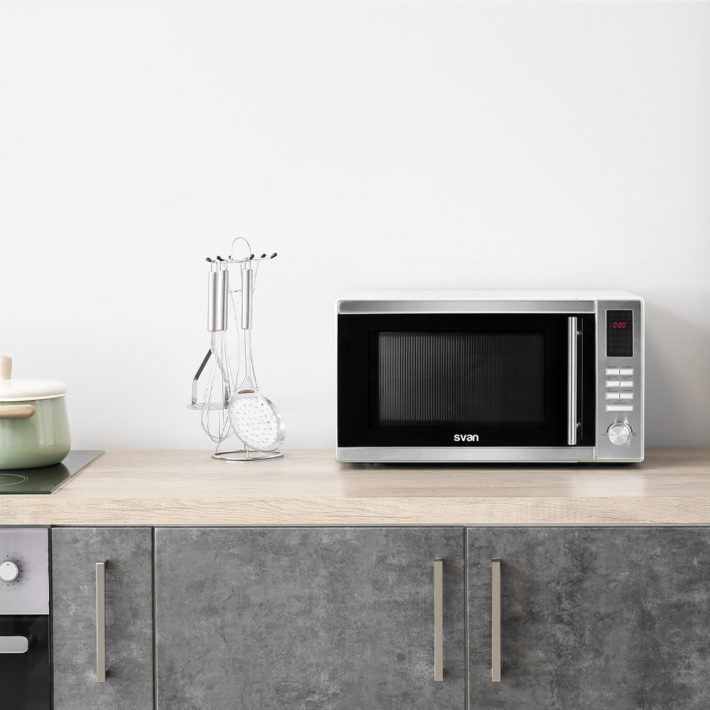 Microondas Convección Svan 25L 900W 30,7cm 51,3cm 49,8cm Inox Display Auto Cooking - immagine 5