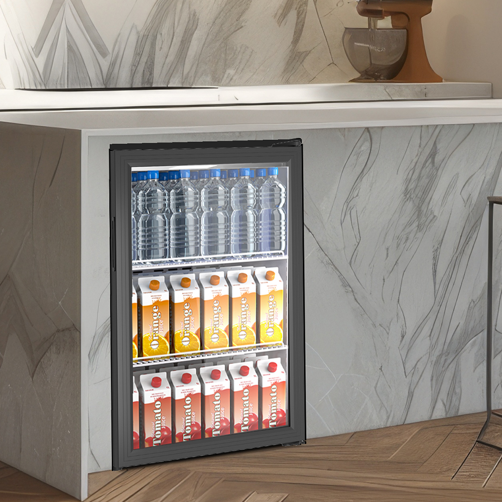 Refrigerador Horeca Svan Cíclico E 84,5cm 54cm 53,9cm Negro Puerta Cristal Puerta 90º - immagine 7