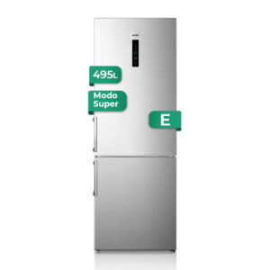 Combi Svan No Frost E 200,1cm 70,4cm 68,9cm Inox Display táctil Inverter Modo Eco Modo Super