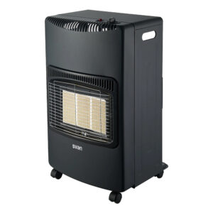Estufa Butano Infrarrojos Gas Svan 3 Niveles 4200W Negro Manual Plegable