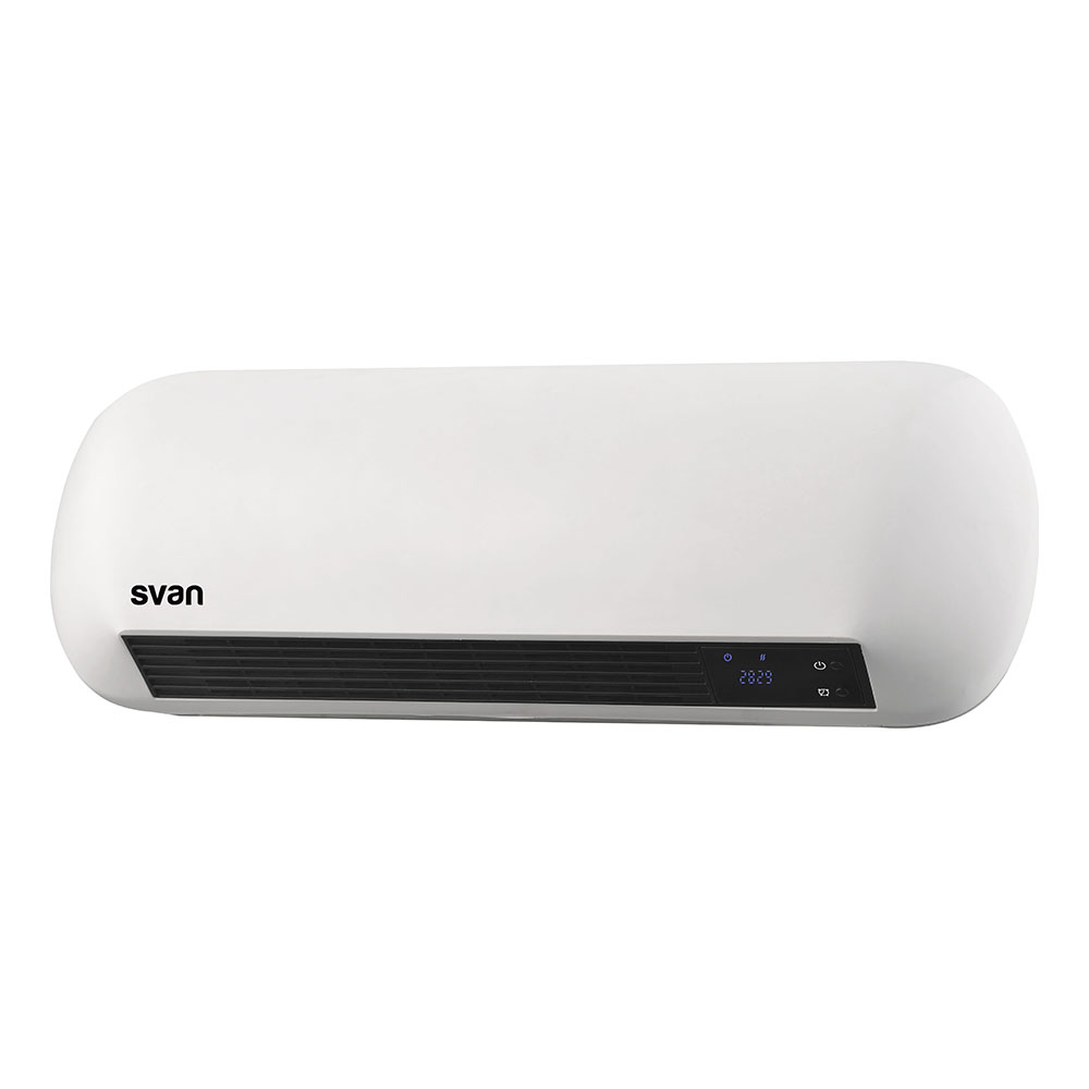 Stufa Svan Split 3 livelli 2000W Bianco LED Display Controllore Programmatore Timer Timer