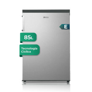 Congelador vertical Svan Cíclico 85L E 84,5cm 56cm 62,7cm Inox Manual Puerta 90º