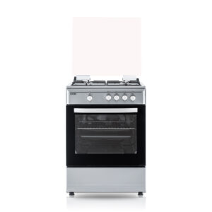 Cocina Svan Gas Butano Dimensiones: 83cm 59,8cm 61cm. Inox Manual 4Q 59L 2P KitGas T.Cristal