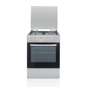 Cocina Svan Mixta 83cm 59,8cm 61cm Inox En.Inox Manual 4Q Wok 56L 6P KitGas T.Cristal Rustipollo