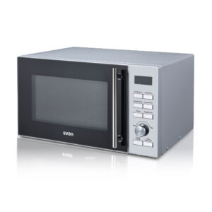 Microondas Cerámico Svan 25L 900W 28,8cm 49cm 41cm Inox Display Auto Cooking