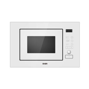 Microondas Grill Svan Integración 20L 800W 38,2cm 59,4cm 34,4cm Blanco Display Auto Cooking
