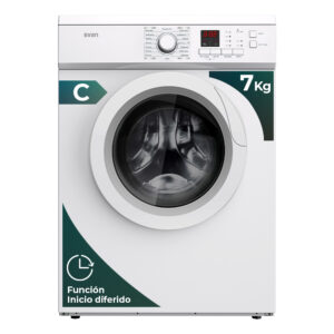 Secadora Evacuación Svan 7kg C 84cm 59,5cm 55,5cm Blanco Display Antiarrugas Nivel Secado Tapa/P