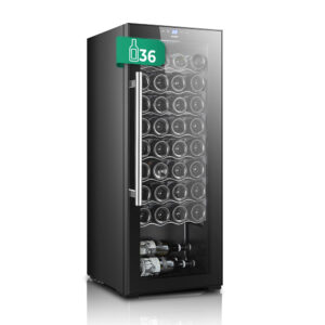 Cantina Vino Svan Cyclic 106L 36Bot G 110,5cm 43cm 48,2cm Nero Display touch Zona unica 1 porta