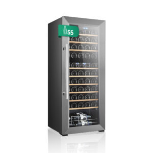 Cantina Vino Svan Cyclic 150L 55Bot G 126,2cm 51cm 48cm Nero Display touch Doppia zona 1 porta
