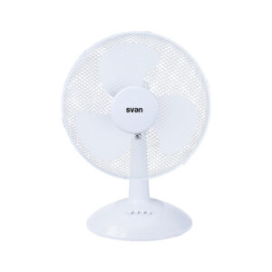 Ventilador Sobremesa Svan 12 in 40W Blanco Manual 3V Oscilación