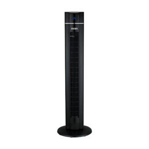 Ventilador Torre Svan 42 in 60W Negro Display Mando 3V Ionizador Temporizador Oscilación