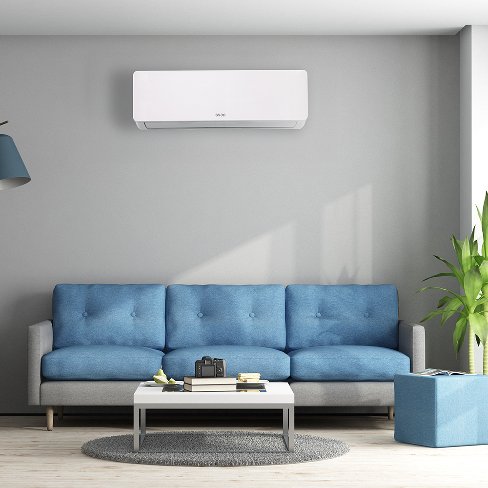 AACC Svan Split 12000BTU A++/A+ Blanco Mando Display Inverter R32 Wifi - Imagen 2