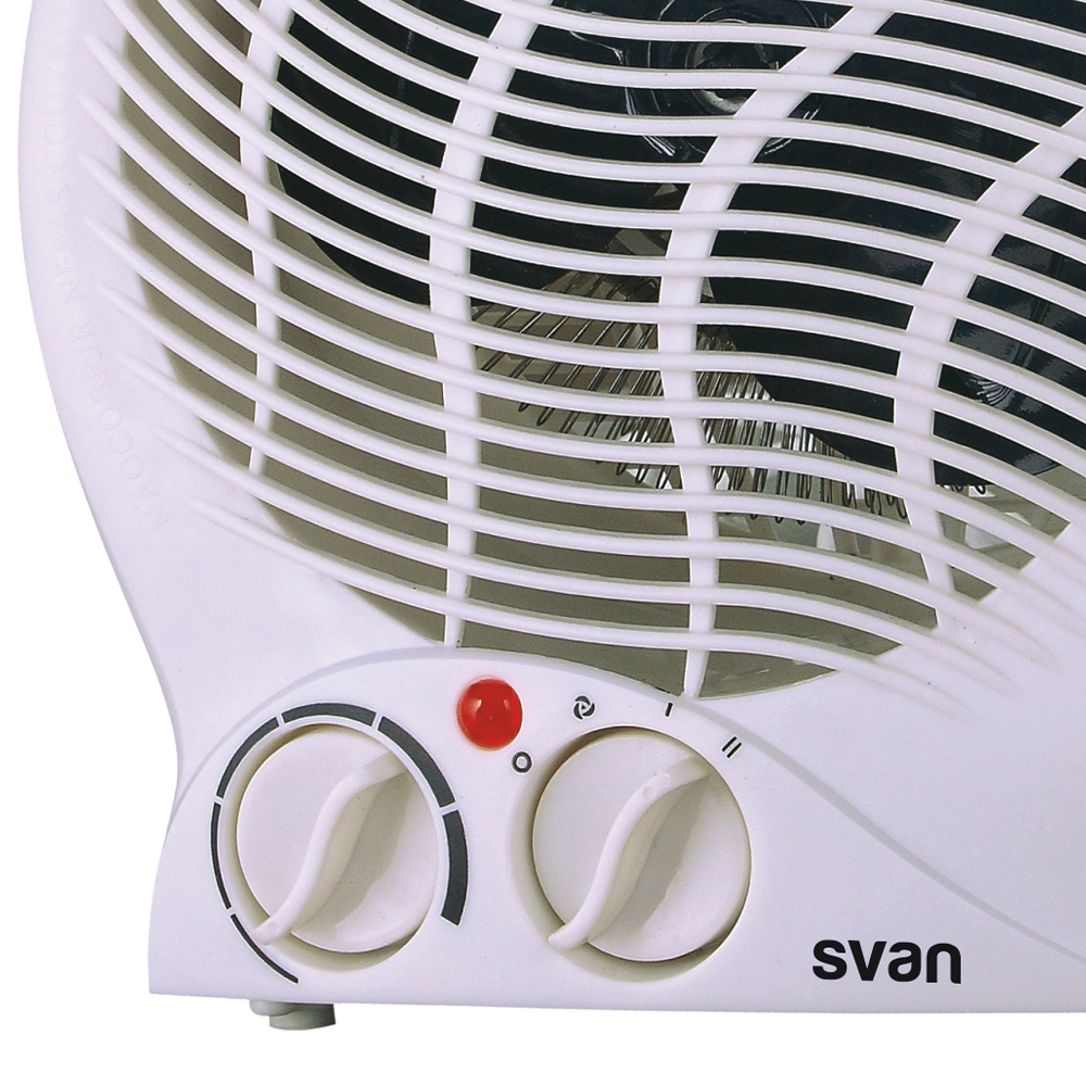 Estufa convector Svan 2 Niveles 2000W Blanco Manual Turbo – Image 2