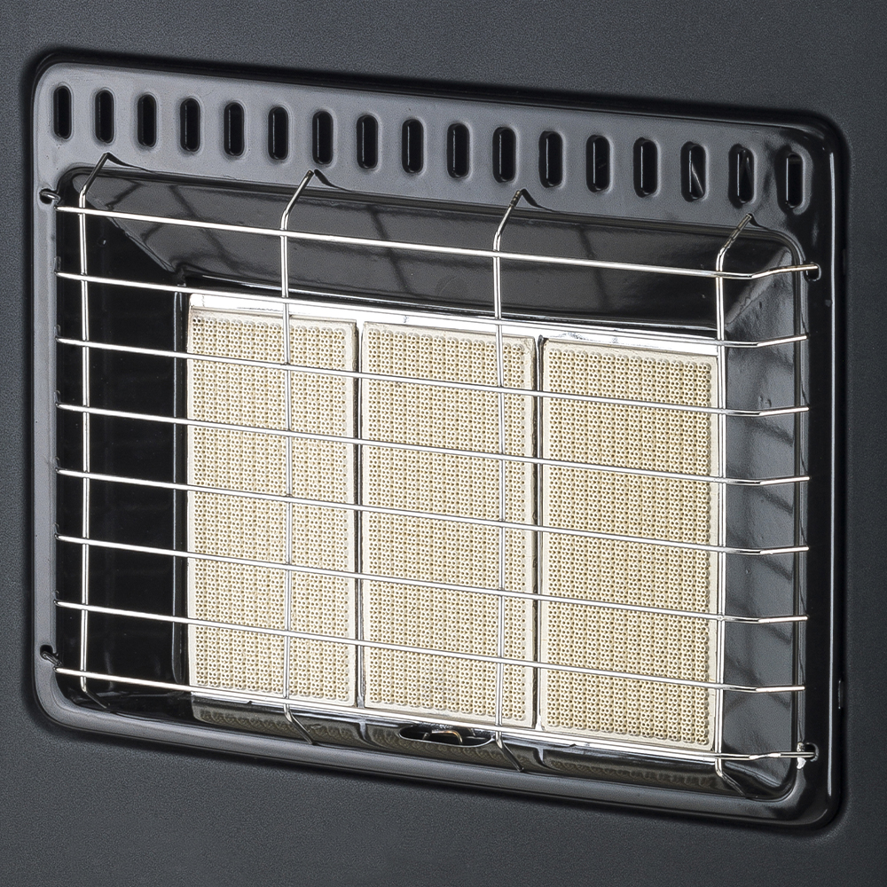 Estufa Butano Infrarrojos Gas Svan 4200W Negro Manual Auto ignición - immagine 2