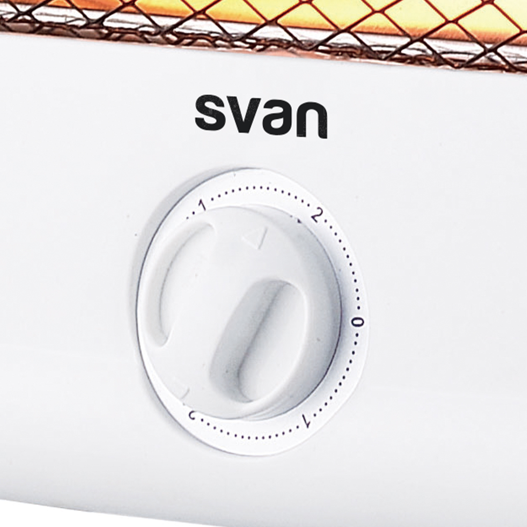 Estufa eléctrica Halógena Svan 2 Niveles 800W Blanco Manual – Image 2