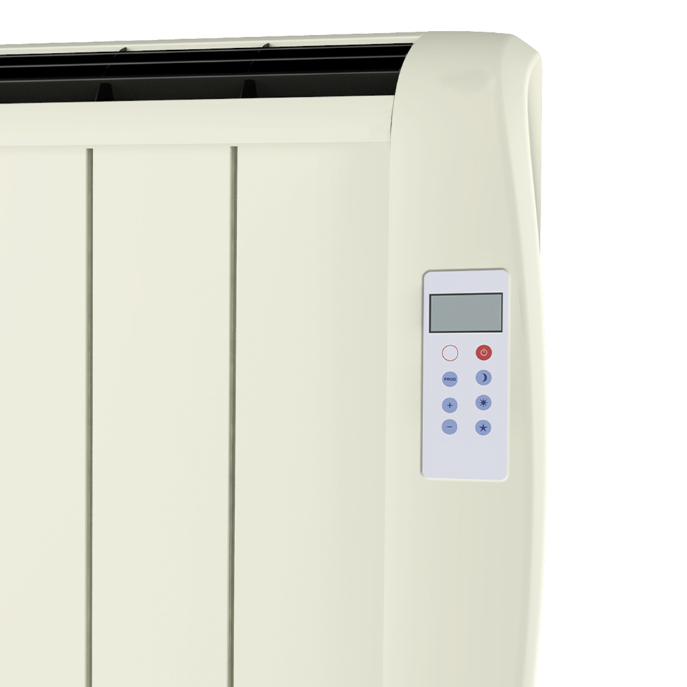 Emisor térmico Svan 6 Elementos 900W Blanco Manual Display LCD Mando Programador – Image 2