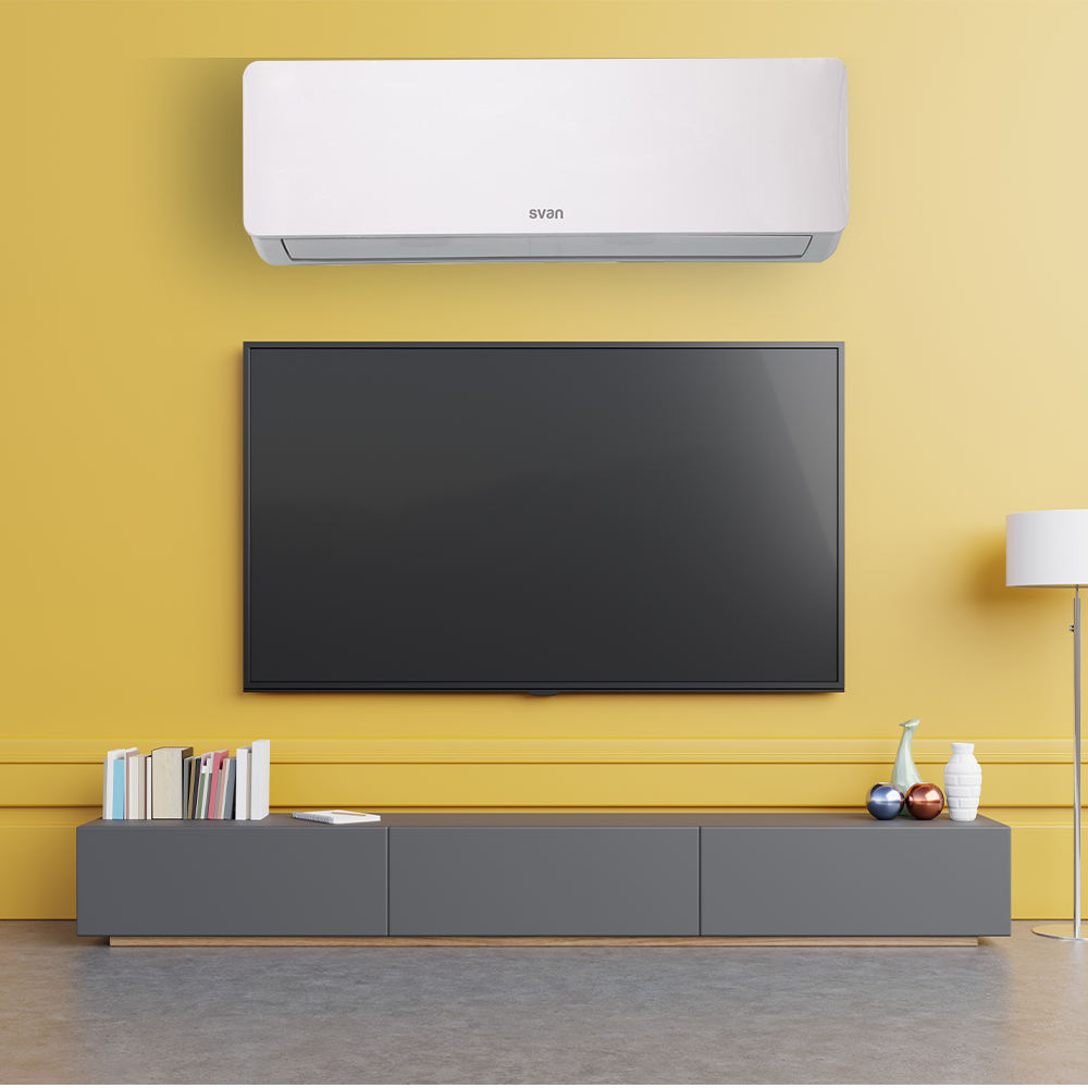 AACC Svan Split 12000BTU A++/A+ Blanco Mando Display Inverter R32 Wifi - Imagen 4