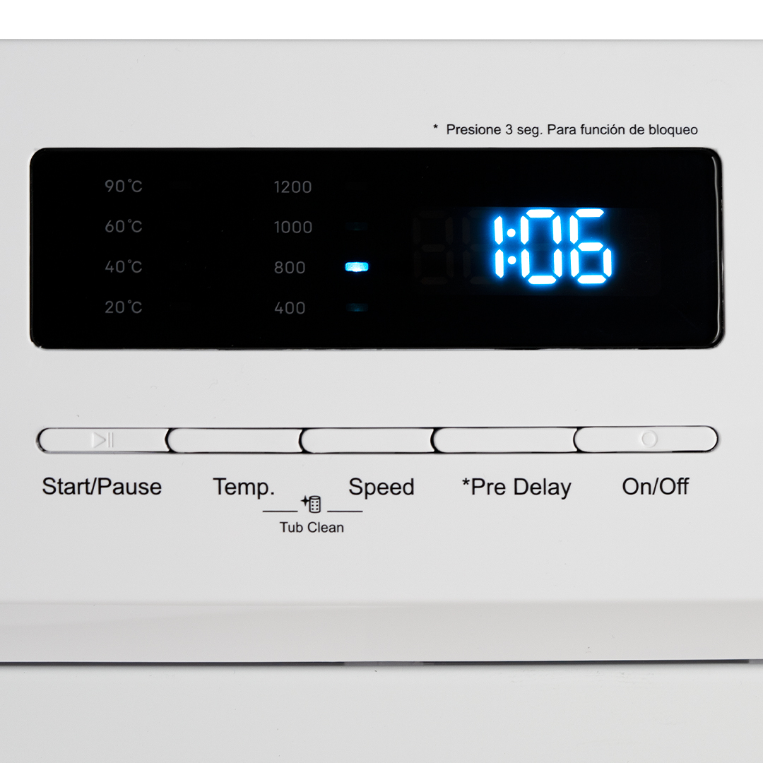 Lavadora Svan 9kg 1200rpm E 85cm 59,5cm 60cm Blanco Display C.Boomerang - immagine 4