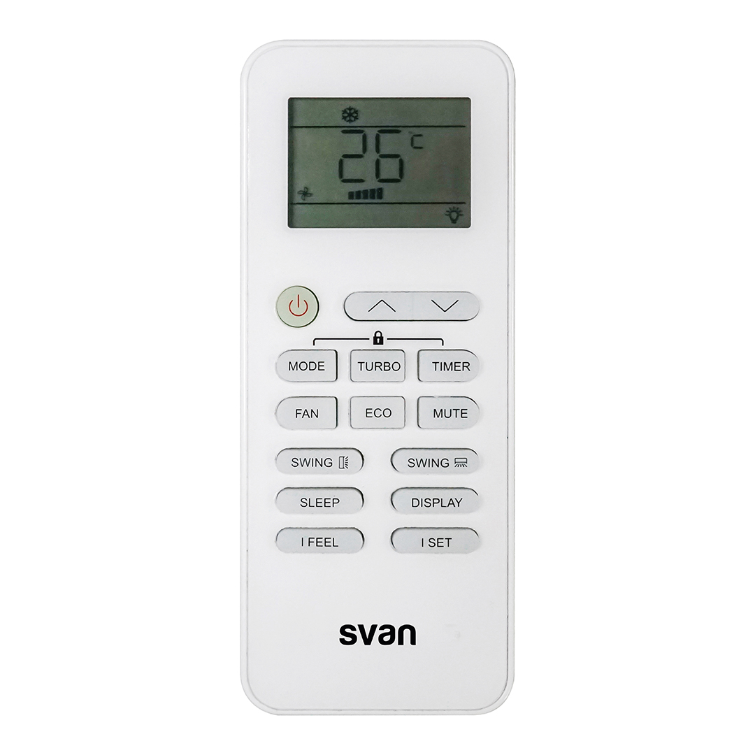 AACC Svan Split 9000BTU A++/A+ Blanco Mando Display Inverter R32 Wifi - immagine 5