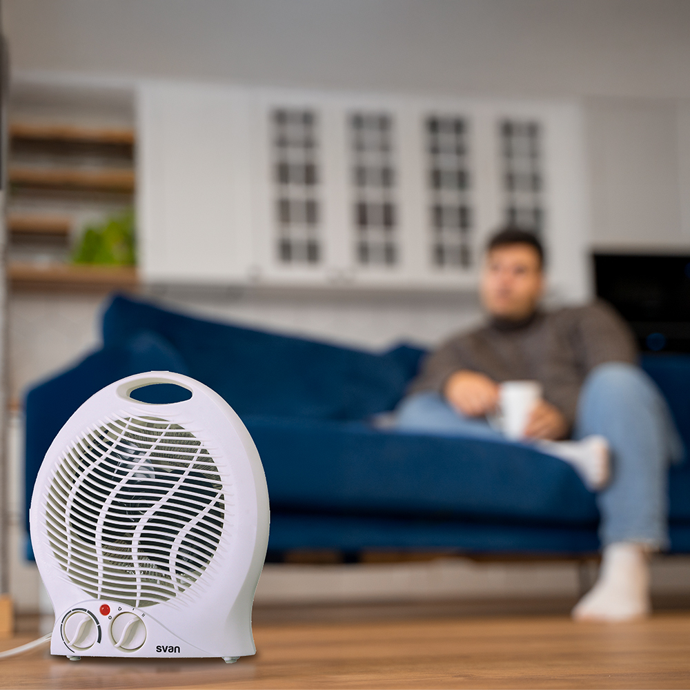 Estufa convector Svan 2 Niveles 2000W Blanco Manual Turbo – Image 6