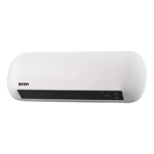 Stufa Svan Split 3 livelli 2000W Bianco LED Display Controllore Programmatore Timer Timer